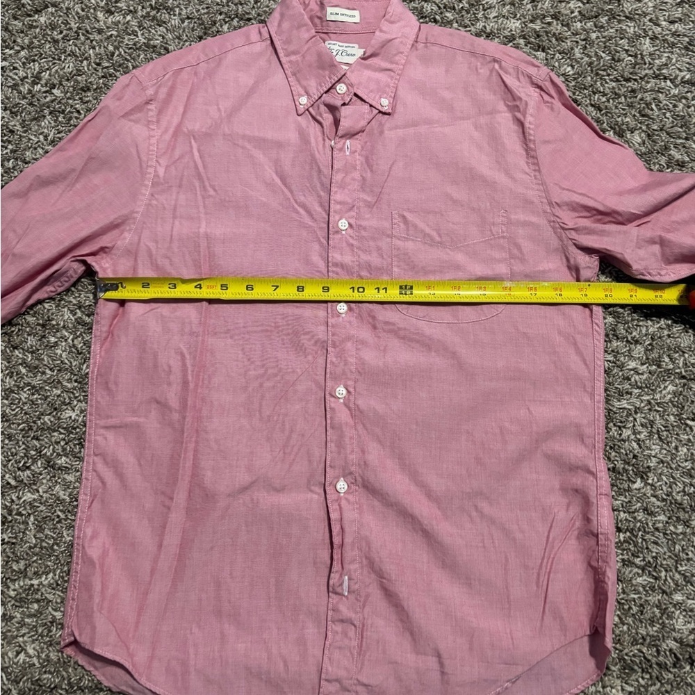 RED J. Crew Classic Button-Down Shirt - Picture 3 of 9